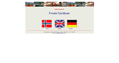 Desktop Screenshot of frosta-fjordbuer.no